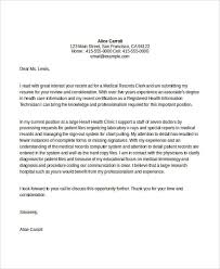 10 Clerical Cover Letter Templates Free Sample Example Format