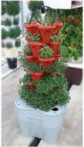 Garden Tower Flower Plant Pot