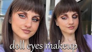 doll eyes makeup tutorial for round