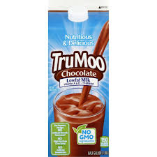 trumoo low fat chocolate milk 1 2 gal