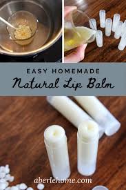 natural lip balm recipe aberle home