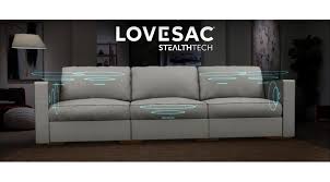 lovesac adds home audio to sactional