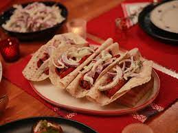lefse hot dogs with fennel slaw recipe