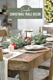 simple christmas table decor live