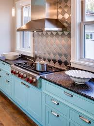 turquoise kitchen cabinets interiors