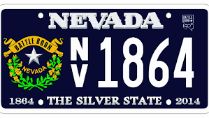 nev statehood license plates made in