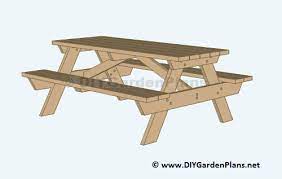 diy building plans for a picnic table
