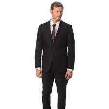 Shop Kenneth Cole Reaction Mens Slim Fit Solid Black Suit
