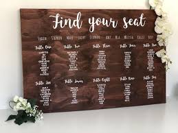 Seating Chart Find Your Seat Wedding Decor Seating