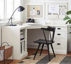 Because of its sleek and elegant design, it has been considered a style. Aubrey Corner Desk With Bookcase File Cabinet Pottery Barn