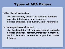 Turabian   Literature Review  Conducting   Writing   LibGuides at     Literary Review in APA Format Example