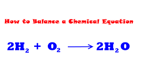 balancing the chemical equations using