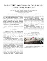 Esslingen university of applied sciences has a long tradition in educating mechanical and automotive engineers. Pdf Design Of Rfid Mesh Network For Electric Vehicle Smart Charging Infrastructure