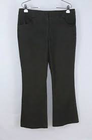 Cato Womens Size 14 Brown Stretch Mid Rise Bootcut Pants Jeans Ebay