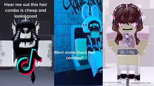 20 roblox hair combos ideas with
