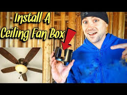 New Construction Ceiling Fan Box