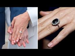 Meghan debuted her new diamond band at trooping the colour. How Does Meghan Markle S Engagement Ring Compare With Kate Middleton S Youtube