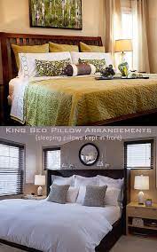 King Bed Pillow Arrangment 3 By Design