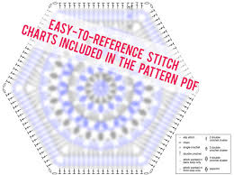 Crochet Hexagon Blanket Chart Make Do Crew