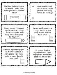 It's an amazing strategy that's guaranteed to take problem solving to the next level! Word Problems Back To School Theme First Grade Word Problems First Grade Math Math Words