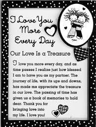 i love you more every day easel plaque