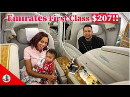 Emirates First Class 207 Flying