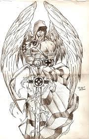 The tattoos inspired by saint michael show bravery due to archangel's victory over satan. Pin On Ink