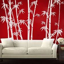 Stick On Scenery Bamboo Wall Art