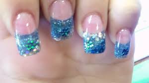 glitter solar gel nail art designs