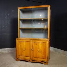 Vintage Display Cabinet With Gray