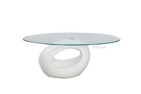 Jupiter Fiber Glass Coffee Table White