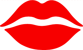 lip mouth drawing cartoon kiss love