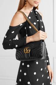 Gg Marmont Small Quilted Leather Shoulder Bag
