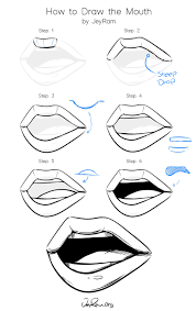 mouth jeyram drawing tutorials