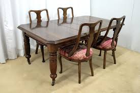 victorian dining table chairs