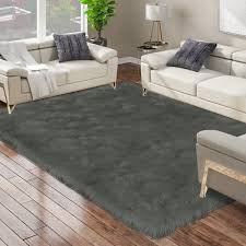 faux fur sheepskin area rug non skid