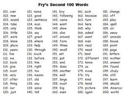 F101 200 First Grade Sight Words Fry Sight Words Fry Words