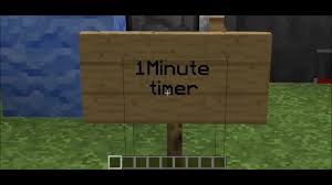 Minecraft 1 Minute Timer 1 5 2 Youtube