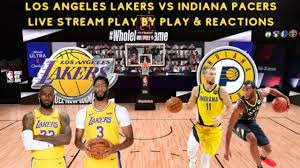 James scored six straight points on layups to. Los Angeles Lakers Vs Indiana Pacers Live Stream Play By Play Reactions Youtube