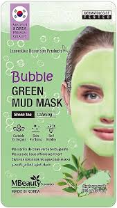 mbeauty cosmetics bubble green mud mask