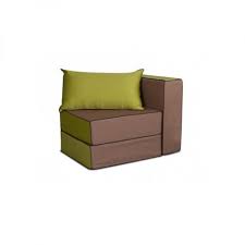 Разтегателен фотьойл № 0970, компактен диван с вградени дървени скари, които дават възможност за лесно разгъване на възглавниците и обособяване на легло. Divan Modul Cube By Ted Design Stoki Za Doma