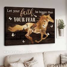 horse poster and lion let your