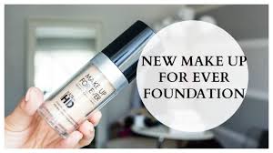 new make up forever ultra hd foundation