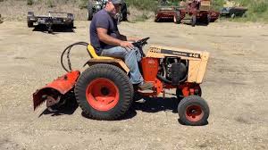 case 446 lawn tractor w tiller bigiron