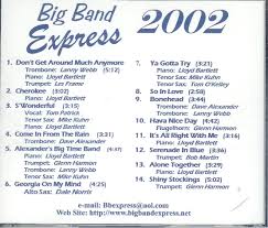 Recordings Big Band Express