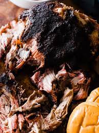 texas style smoked pulled pork dad