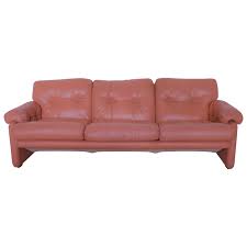 Pink Leather Sofa Set