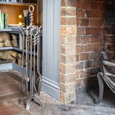 Wrought Iron Fireplace Tools Set
