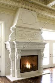Limestone Marble Fireplace Mantel