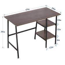 ( 1.0) out of 5 stars. Home And Office Writing Desk Computer Desk By Vecelo 30 X 43 X 20 Overstock 31959817